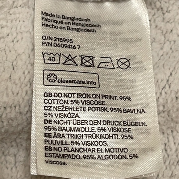 H&M Gray Pepsi Hoodie Size Medium - Picture 10 of 10